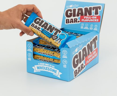 Giant Flapjack Bar - 20x90g - Blueberry