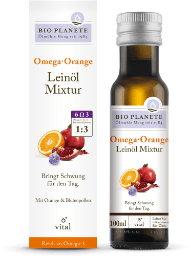 Thumbnail - Omega Orange Leinölmixtur bio (100ml)