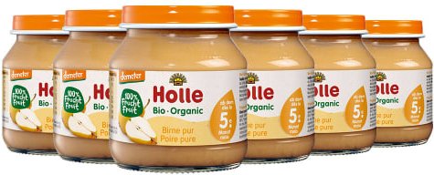 Birne pur - 6x125g - Demeter ab dem 5. Monat