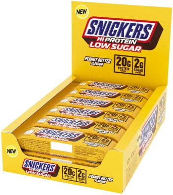 Snickers High Protein Low Sugar Bar Peanut Butter (12x57g)
