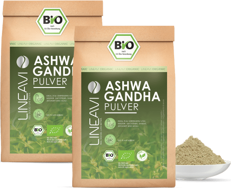 Doppelpack: Ashwagandhapulver bio (2x1000g)