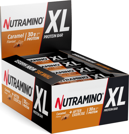 Nutramino XL Protein Bar - 16x74g - Chocolate Caramel