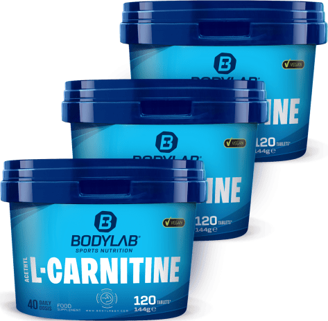 3 x Bodylab24 Acetyl L-Carnitine (je 120 Tabletten)
