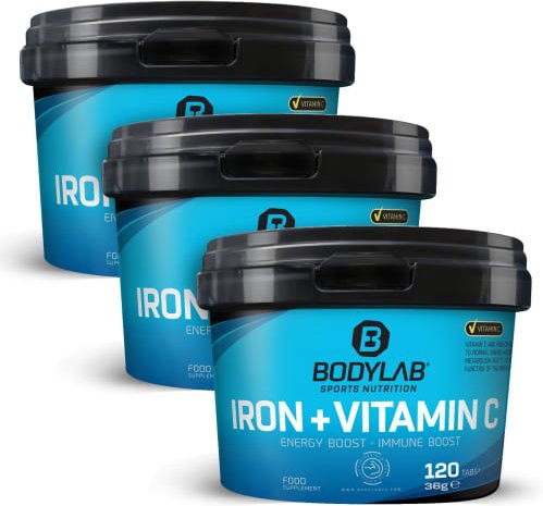 3 x Iron + Vitamin C (120 Tabletten)