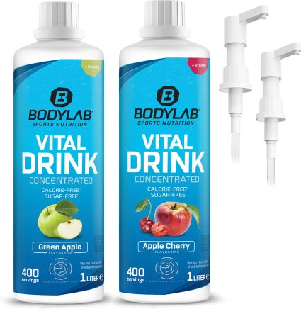 2 x Vital Zero Drink (je 1000ml) + 2 Dosierpumpen