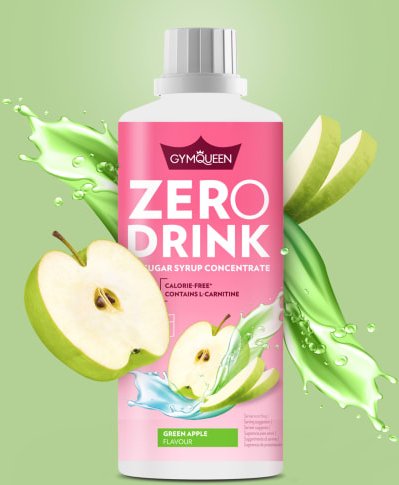 Zero Drink - 1000ml - grüner Apfel