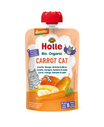 Demeter Carrot Cat - Pouchy Karotte Mango Banane & Birne ab dem 6. Monat (100g)