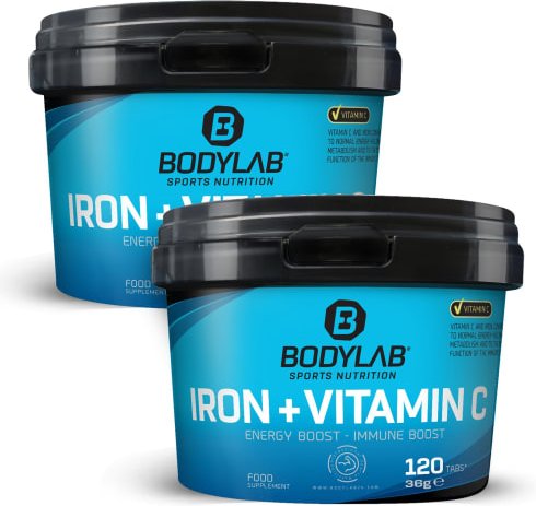 2 x Iron + Vitamin C (120 Tabletten)