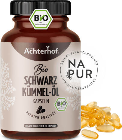 Bio Schwarzkümmel-Öl Kapseln (400 Kapseln)