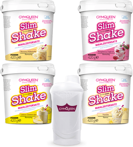 Slim Shake 4er Pack + Shaker gratis