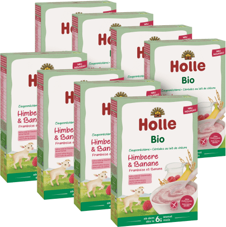 Bio-Milchbrei aus Ziegenmilch ab dem 6. Monat (8x200g)