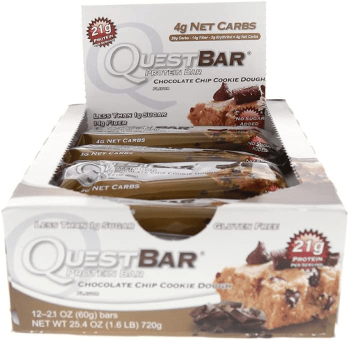Quest Bar - 12x60g - Chocolate-Chip Cookie