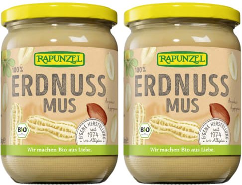 2 x Erdnussmus fein (2x500g)