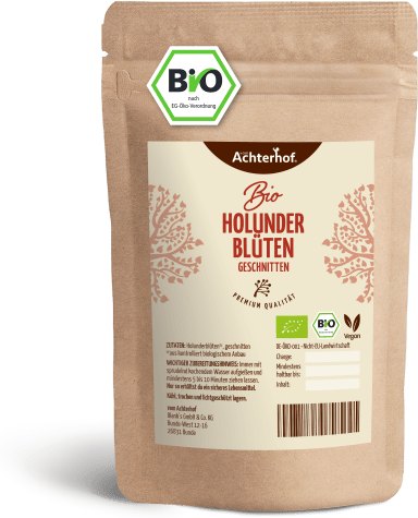 Holunderblüten geschnitten Bio (100g)