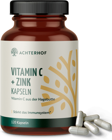 Vitamin C + Zink Kapseln (120 Kapseln)