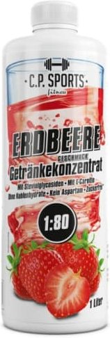 C.P. Sports Getränkekonzentrat - 1000ml - Erdbeere