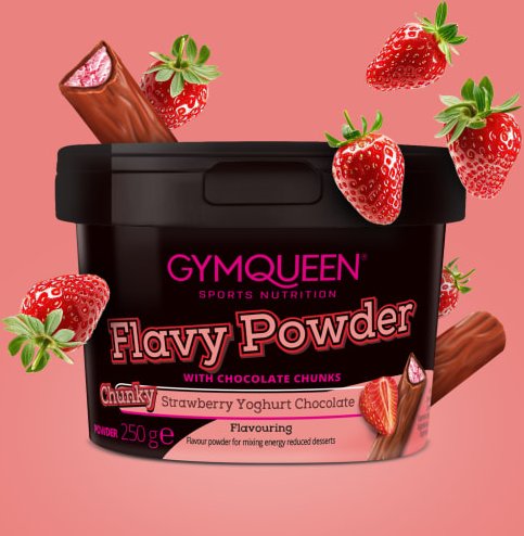 Flavy Powder - 250g - Chunky Strawberry Yogurt Choco