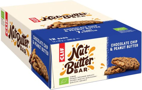 Nut Butter Filled Bar bio - 12x50g - Chocolate Chip & Peanut Butter