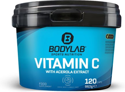 Vitamin C (mit Acerola Extrakt) (120 Kapseln)