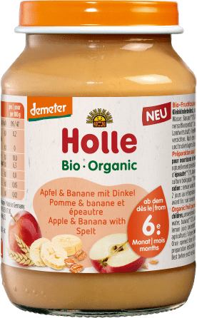 Apfel & Banane mit Dinkel - 190g - Bio ab dem 6. Monat