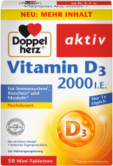 Thumbnail - Vitamin D 2000 I.E. (50 Mini-Tabletten)