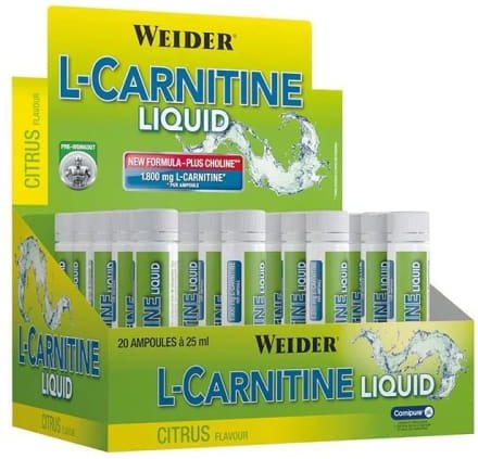 L-Carnitine Liquid 1.800 mg - 20x25ml - Citrus