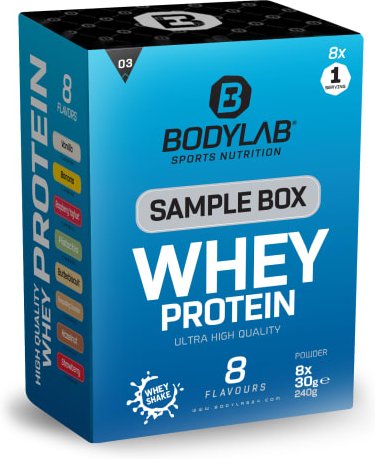 Whey Protein Probierbox 3 (8 Proben je 30g)