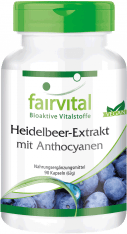 Heidelbeer-Extrakt mit Anthocyanen (90 Kapseln)