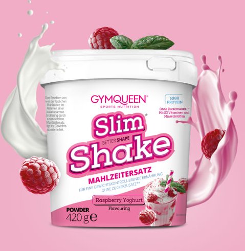Slim Shake Mahlzeitersatz-Shake - 420g - Raspberry Yoghurt