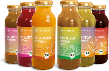 Saftstart Bio Fastenkur 1-7 Tage (6 Flaschen pro Tag)