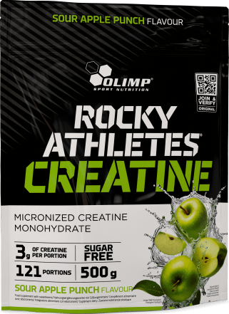 Rocky Athlets Creatine - 500g - Sour Apple Punch
