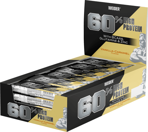 60% Protein Bar - 24x45g - Vanilla-Caramel