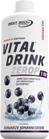 Vital Drink Konzentrat - 1000ml - schwarze Johannisbeere