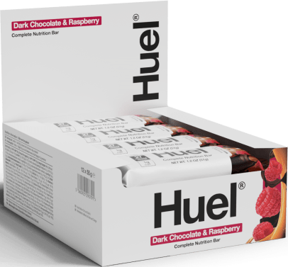 Huel Complete Nutrition Bar - 12x55g - Dark Chocolate Raspberry