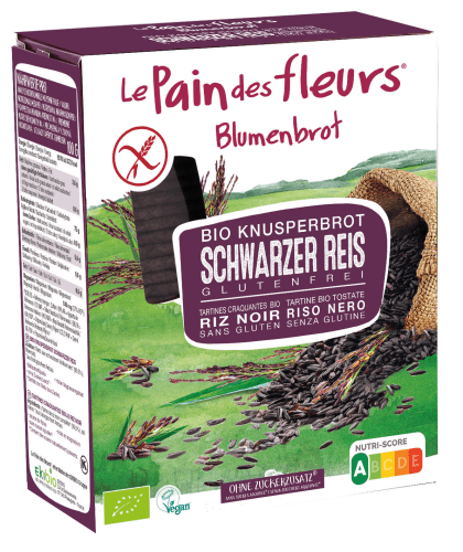 Blumenbrot Schwarzer Reis bio (150g)