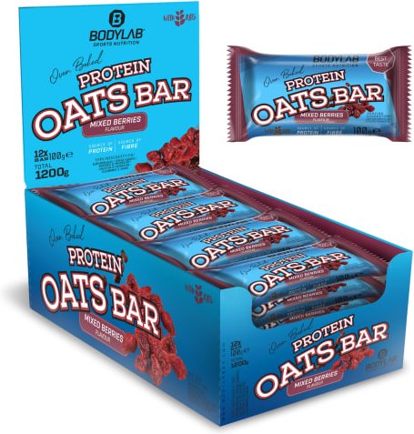 Protein Oats Bar - 12x100g - Mixed Berries Flavour
