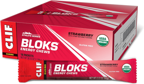 Clif Bloks Energy Chews - 18x60g - Strawberry