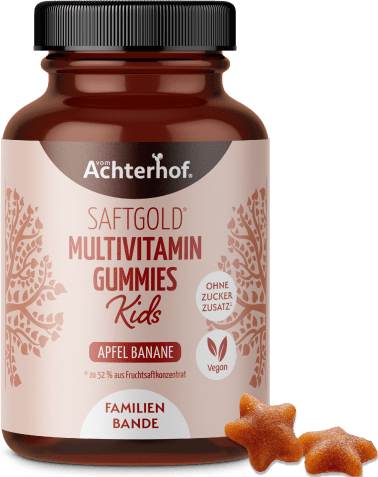 Saftgold Multivitamin Kids Gummies Apfel Banane (190 Stück)