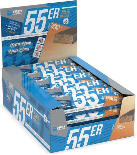 Proteinriegel 55er - 20x50g - Cookies & Cream