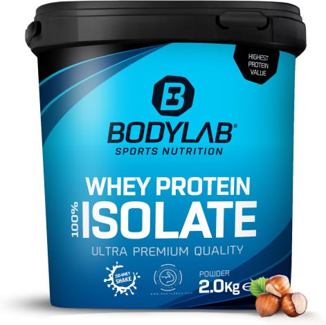 Whey Protein Isolat - 2000g - Haselnuss
