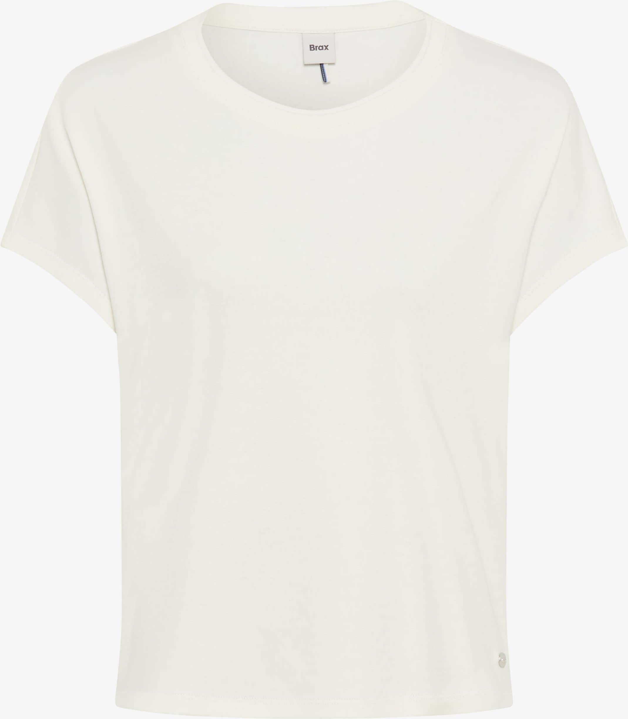 Brax Damen Shirt Style CATHY S soft ecru, cremeweiß, Gr. 34