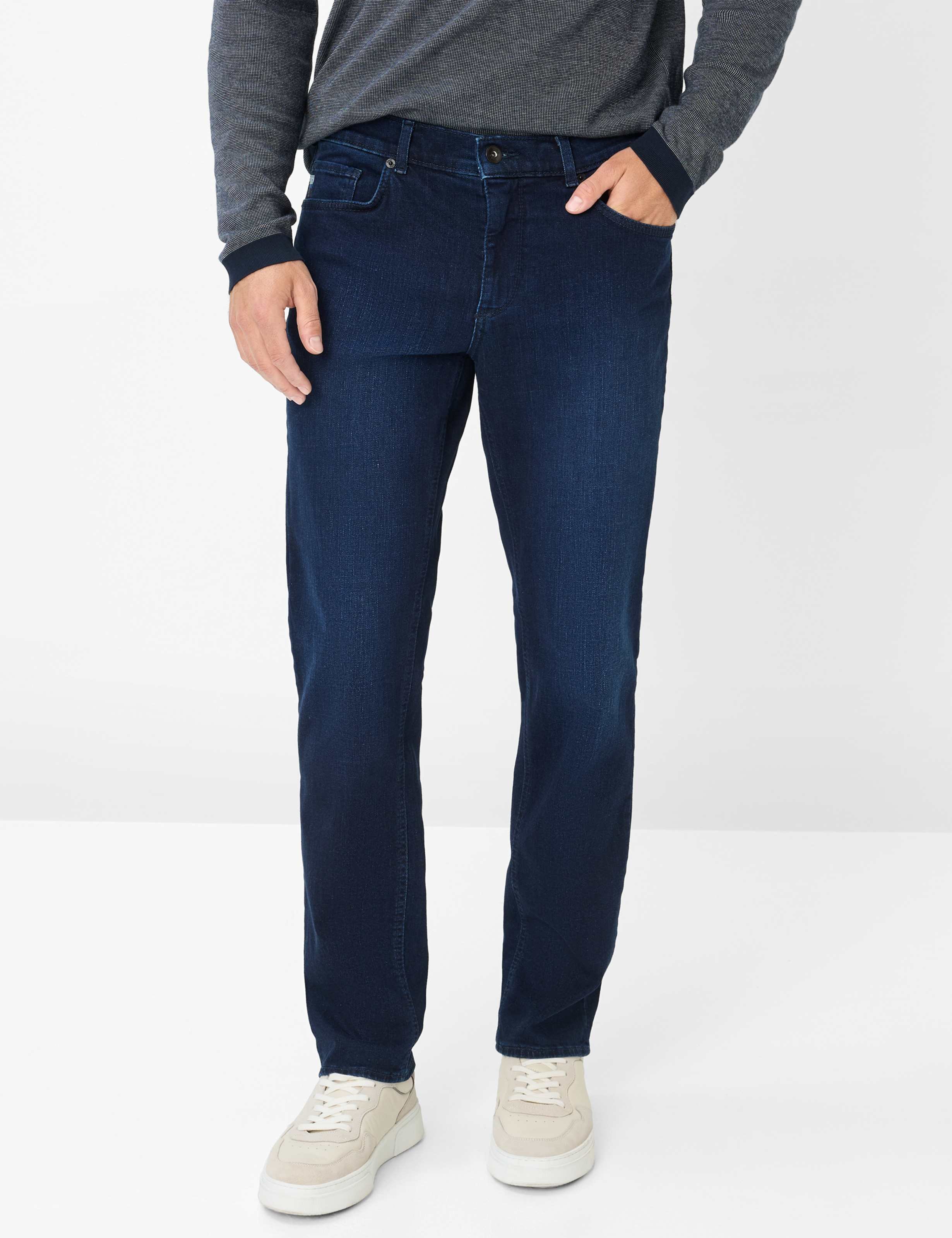 Thumbnail - Brax Herren Five-Pocket-Hose Style COOPER, denim dunkelblau, Gr. 32/30