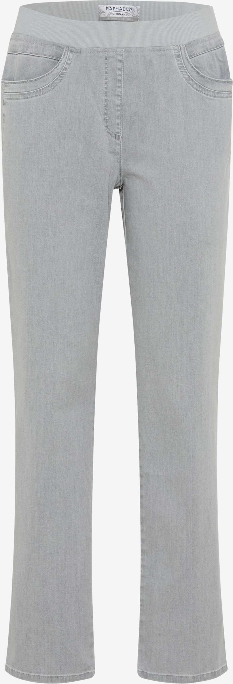 Raphaela by Brax Damen Five-Pocket-Hose Style CARINA FUN VERY LIGHT GREY,SLIGHTLY USED, denim hellgrau, Gr. 54K
