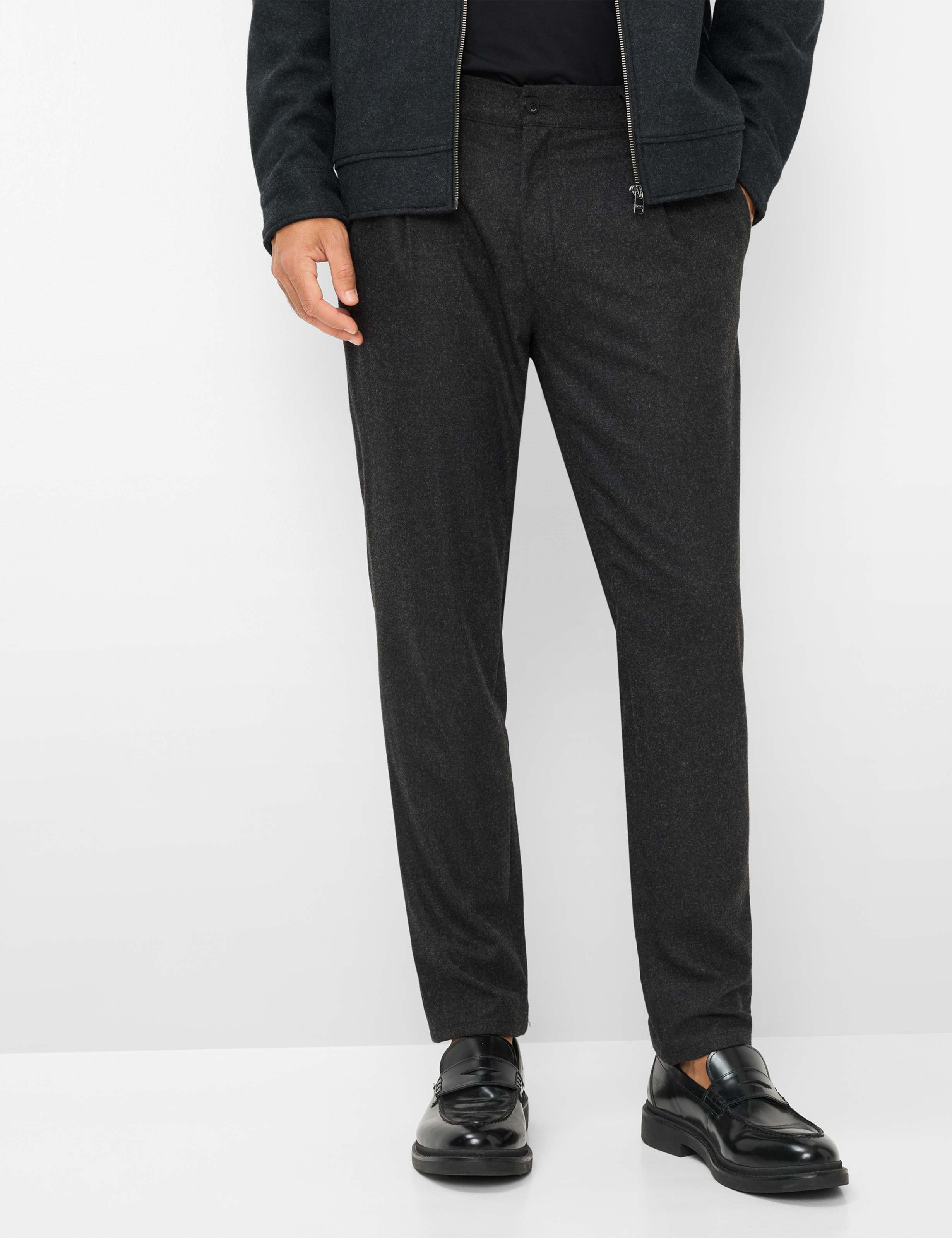 Brax Herren Chino Style TINO ANTHRA, dunkelgrau, Gr. 36/32