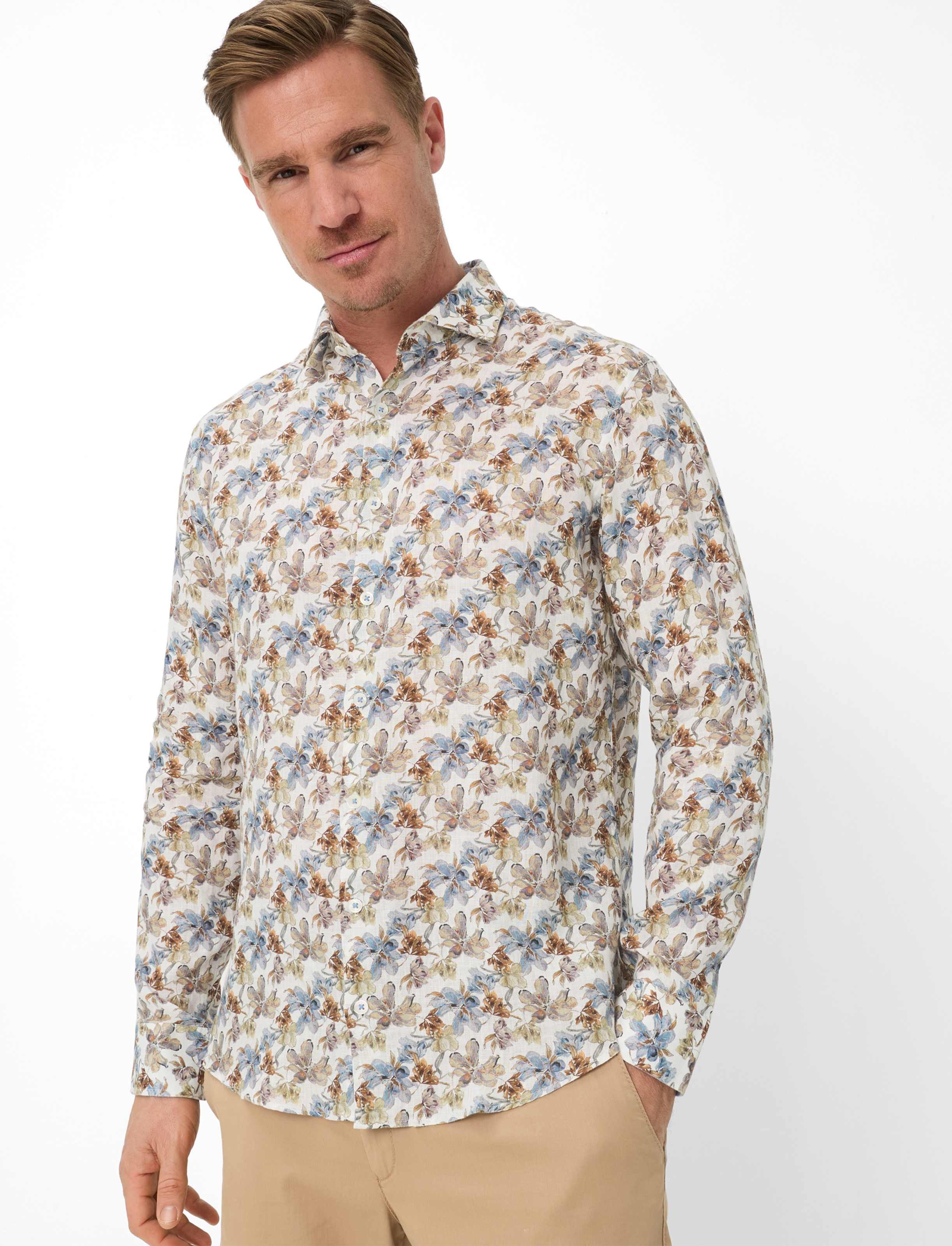 Brax Herren Hemd Style HAROLD heaven, Blau, Gr. S