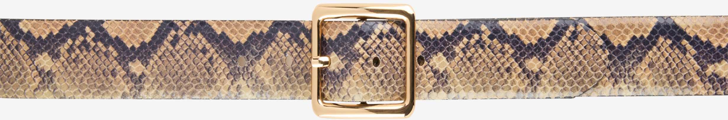 Thumbnail - Brax Damen Gürtel Style DAMENGÜRTEL canvas, Beige, Gr. 100