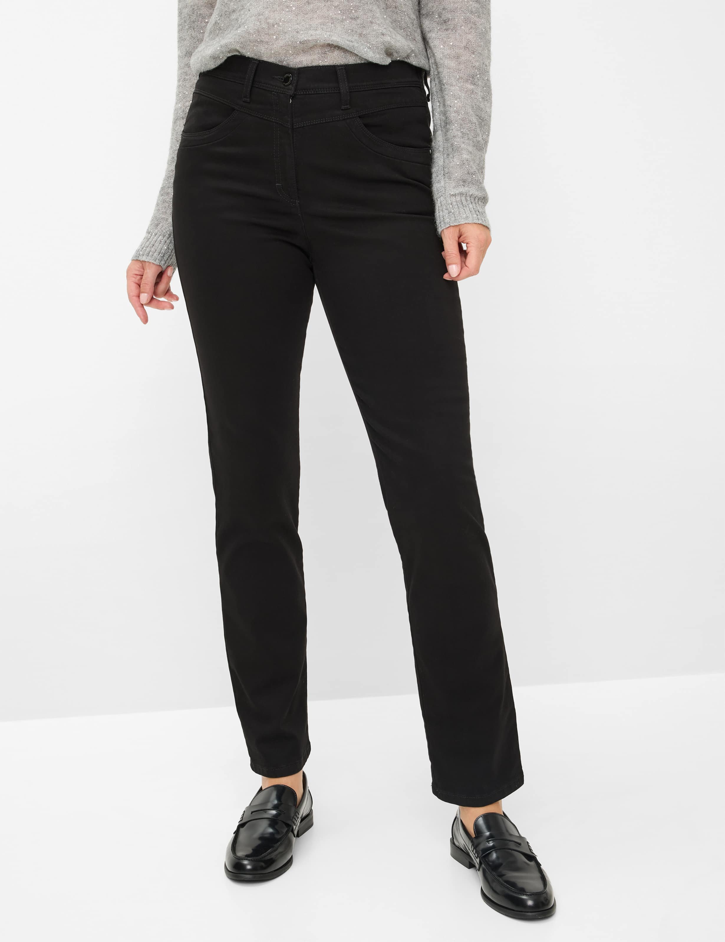Thumbnail - Raphaela by Brax Damen Five-Pocket-Hose Style LAURA NEW BLACK, schwarz, Gr. 40K