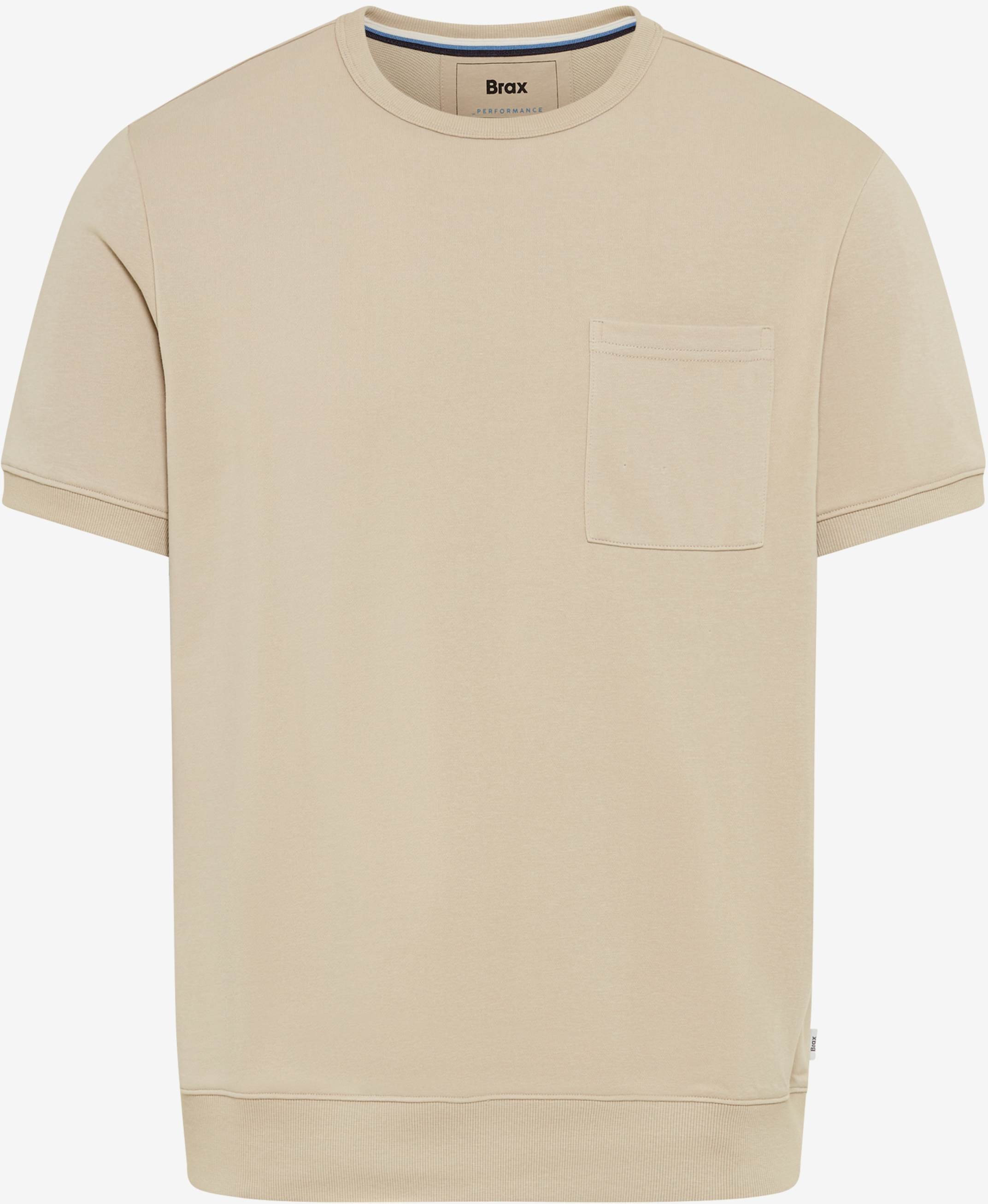 Brax Herren Sweatshirt Style SULLY beach, Beige, Gr. M