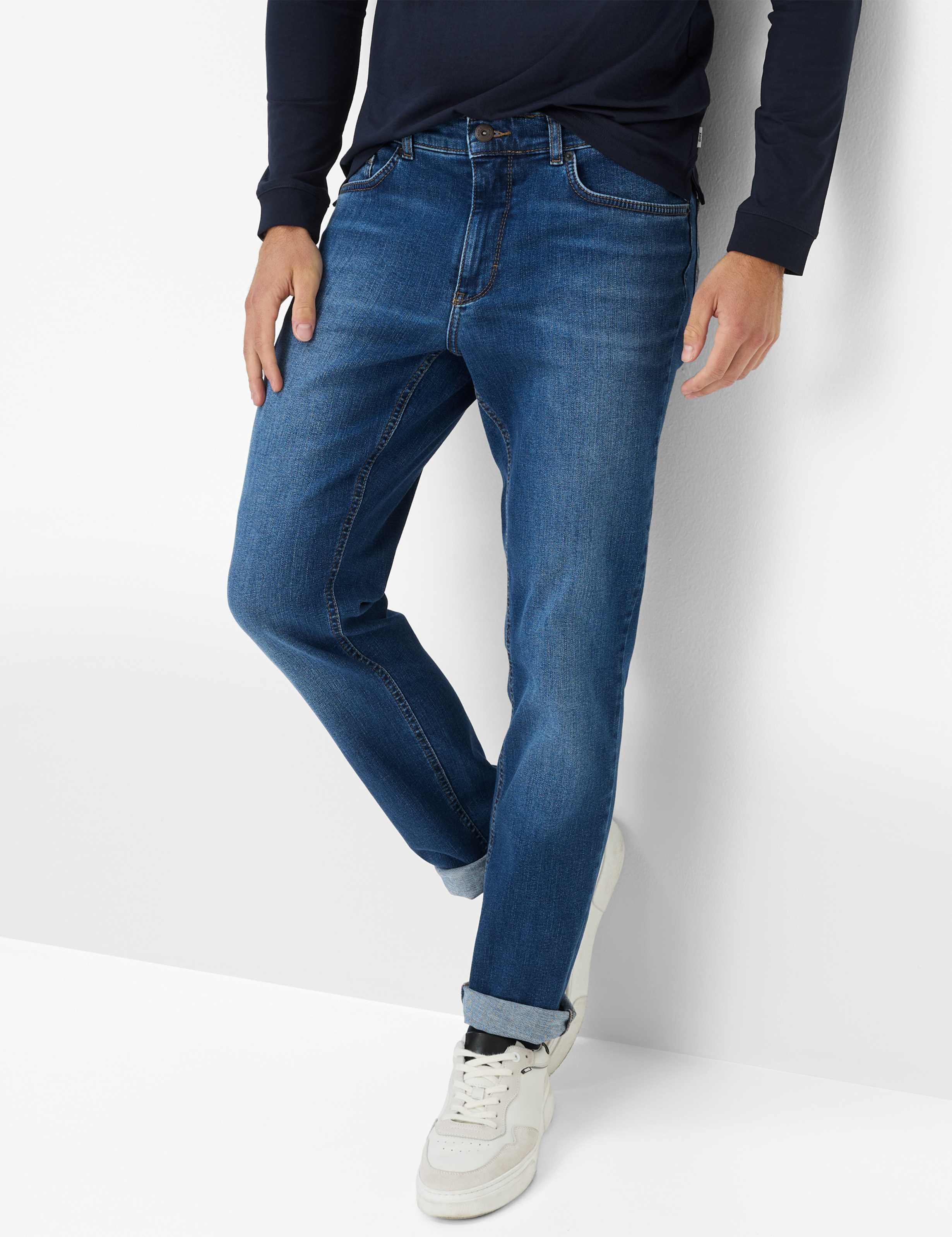 Thumbnail - Brax Herren Five-Pocket-Hose Style COOPER, denim blau, Gr. 35/30