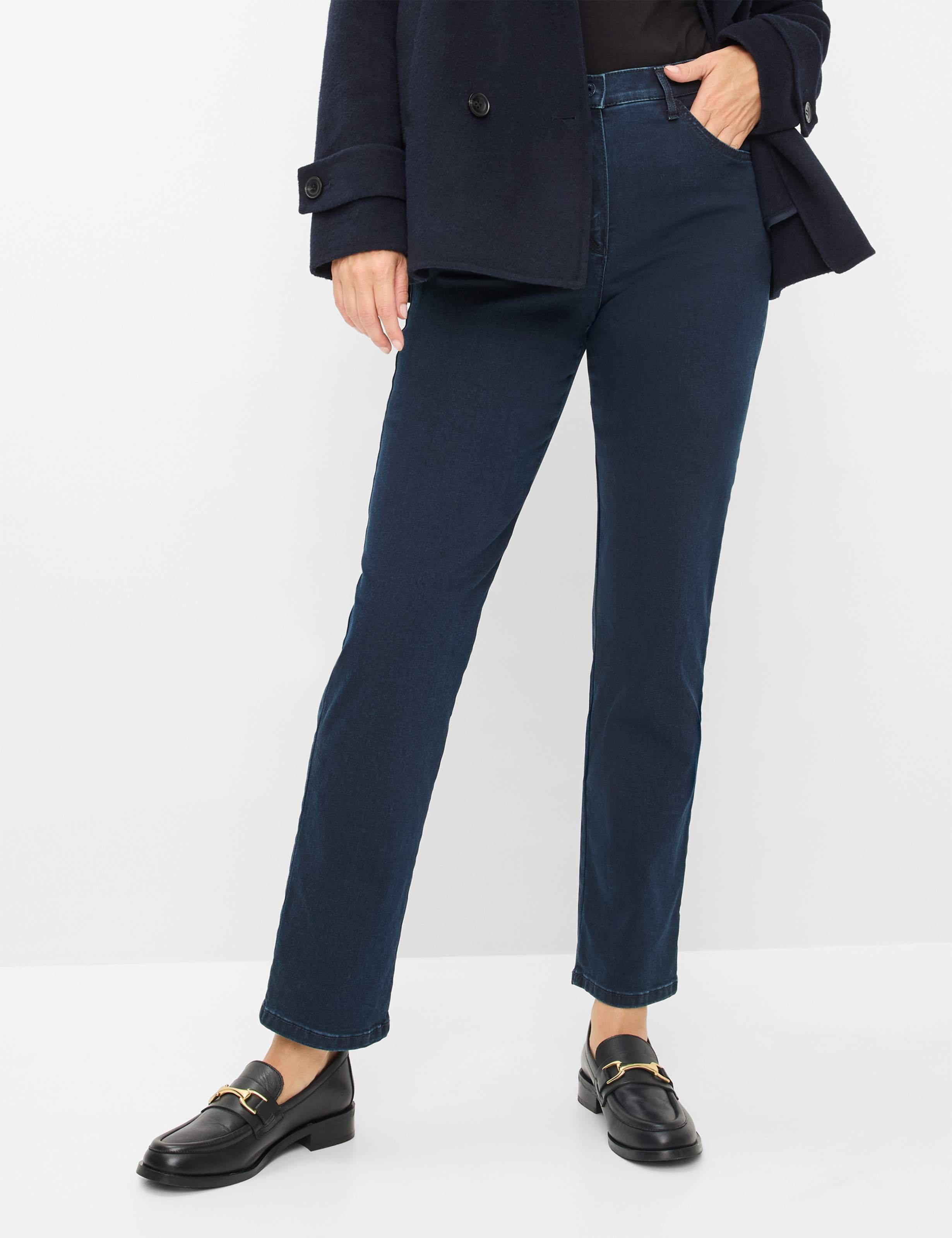 Thumbnail - Raphaela by Brax Damen Five-Pocket-Hose Style CORRY, denim dunkelblau, Gr. 38